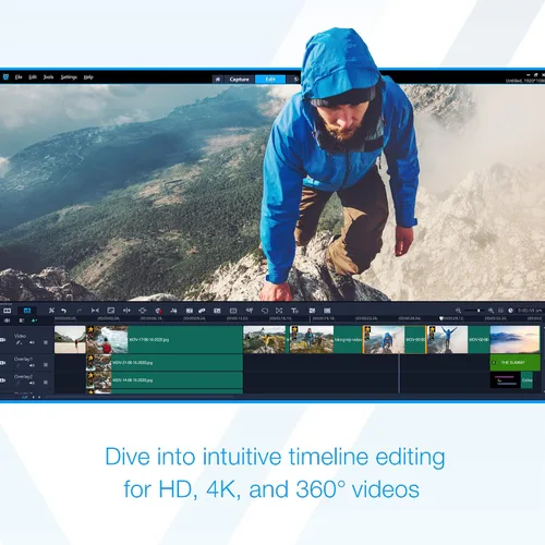 Vista 2 de Corel VideoStudio Ultimate 2021 Software de edición de video con cientos de efectos premium Creador de presentaciones de diapositivas, grabadora