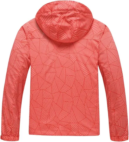 Vista 2 de Chubasquero impermeable para mujer con capucha ligero cortavientos para senderismo