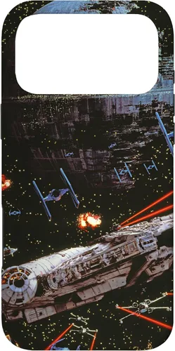 Vista 22 de Star Wars Return of the Jedi Death Star II Battle - Carcasa negra para iPhone 17