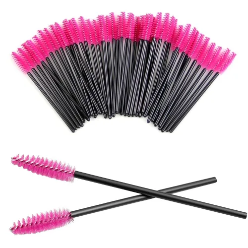 Vista 8 de 200 cepillos desechables para pestañas para extensión de pestañas, varitas de maquillaje para cejas para suministros de extensión de pestañas