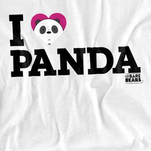Vista 2 de We Bare Bears Heart Panda - Camiseta unisex para adultos