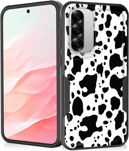 Vista 26 de Funda para Galaxy A14 5G, resistente de doble capa híbrida de policarbonato duro, goma suave, a prueba de golpes, funda protectora resistente
