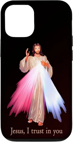 Vista 27 de Funda para iPhone 13 Pro Max Jesús con la que confío en ti Divina Misericordia Misericordiosa Jesús