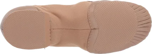 Vista 4 de Bloch Dance Neo-Flex Slip On Zapatos de jazz de cuero para niños Canela