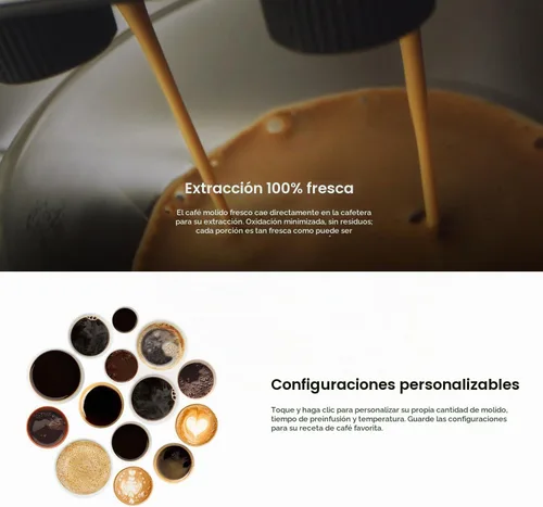 Vista 7 de DR. COFFEE C11L - Máquina de café expreso totalmente automática, 15 cafés calientes y fríos, cafetera Latte Go de limpieza automática, preparación