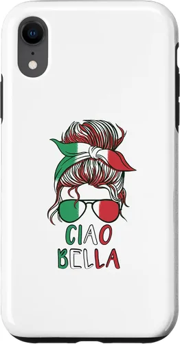 Vista 25 de Ciao Bella Italian Woman with Sunglasses Flag Italy Colors Case for iPhone 17