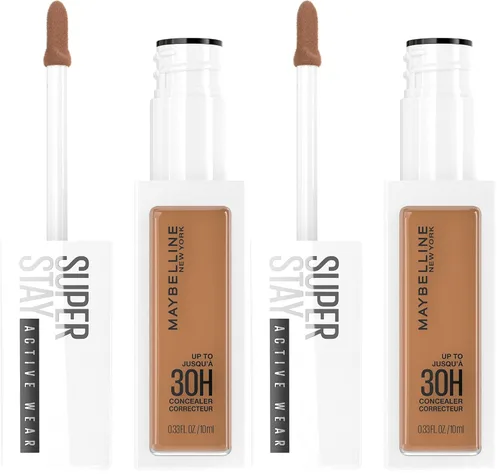 Vista 25 de Maybelline Super Stay - Maquillaje corrector líquido, corrector de cobertura completa, hasta 30 horas de duración, resistente a la transferencia, SS