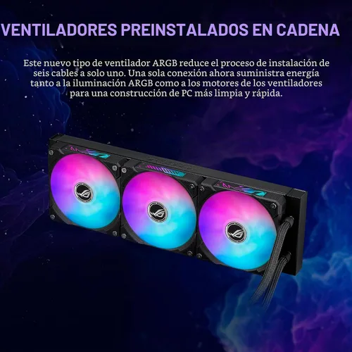 Vista 7 de ASUS ROG RYUO IV 360 ARGB con pantalla AMOLED curvada móvil de 6.67 pulgadas que admite video de efecto 3D o estadísticas de sistema