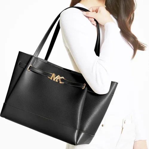 Vista 3 de Michael Kors Reed Bolso de hombro grande con logotipo con cinturón