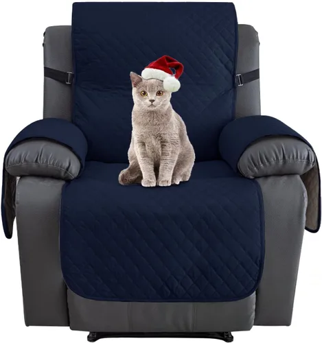 Vista 94 de XINEAGE Funda para Sillón Reclinable Resistente al Agua, Fundas Antideslizantes para Silla Reclinable con Bolsillos, Fundas Acolchadas Gruesas
