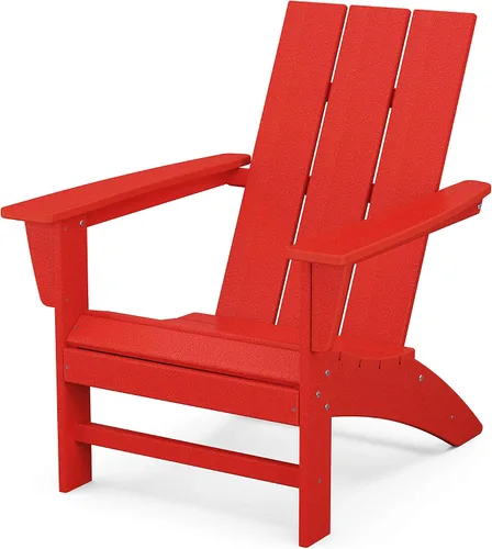 Vista 18 de POLYWOOD AD420AR Silla moderna tipo Adirondack, Aruba