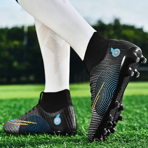 Vista 6 de Beyondjuff Zapatos de fútbol para hombre, zapatos de fútbol para exteriores, botas de fútbol juveniles, zapatos de fútbol para niños