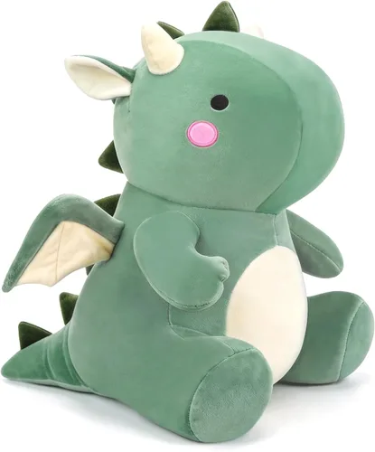 Vista 11 de VHYHCY Lindos Juguetes de Peluche de Dinosaurio, Juguetes Muñecos de Animales de Peluche de Dinosaurio Gordo, Peluche Suave de Animal de Peluche
