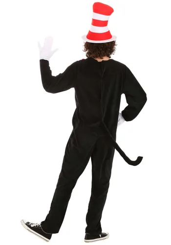 Vista 7 de Disfraz de Adulto Talla Grande de El Gato Ensombrerado Multicolor