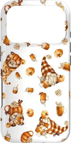 Vista 30 de Autumn Pumpkin Spice Motif for Thanksgiving Cute Fall Gnome Case for iPhone 17