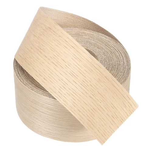 Vista 40 de PATIKIL Bandas de borde de abedul, cinta de chapa de madera de 1-1/2 pulgadas x 25 pies, bandas de borde de madera contrachapada flexible prepegadas
