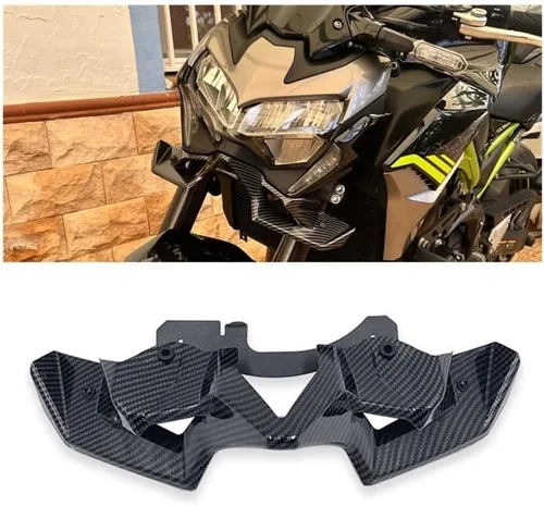 Vista 2 de Kit de alerón delantero desnudo para motocicleta, alerón aerodinámico compatible con Kawasaki Z-900 2020 2021 2022