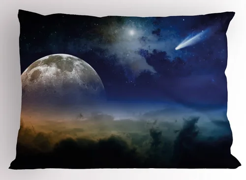 Vista 10 de Ambesonne Funda de almohada con frase en escala de grises, composición de flechas y puntos, inscripción inspiradora Be Brave, funda de almohada Gris