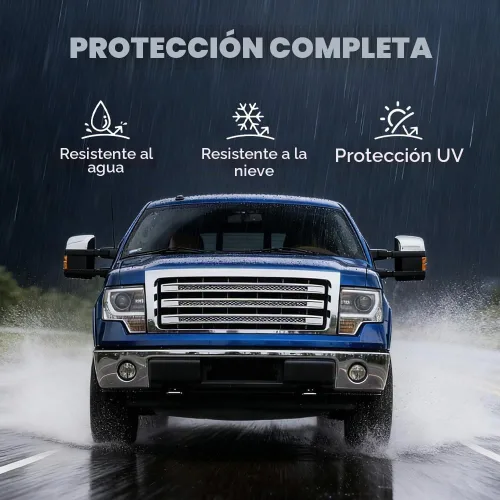 Vista 2 de PIT66 Protectores de parachoques delantero, almohadillas compatibles con Ford F150 2009-2014/no compatible con Harley Edition Driver and Passenger