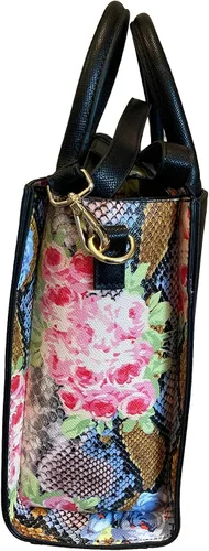 Vista 4 de Betsey Johnson XO Chloe - Bolso de serpiente, NegroSerpiente