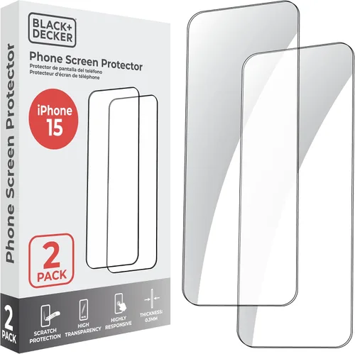 Vista 10 de Paquete de 2 protectores de pantalla de privacidad para iPhone 13/13 Pro/14 película de vidrio templado privado antiespía, dureza 9H y resistente a