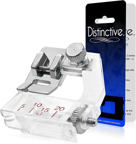 Vista 37 de Distinctive 1 – 4 (cuarto de pulgada) Quilting máquina de coser prensatelas para guía de borde con – Compatible con todos los vástagos Snap-On