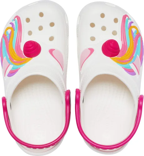Vista 4 de Crocs Zuecos de unicornio para niños