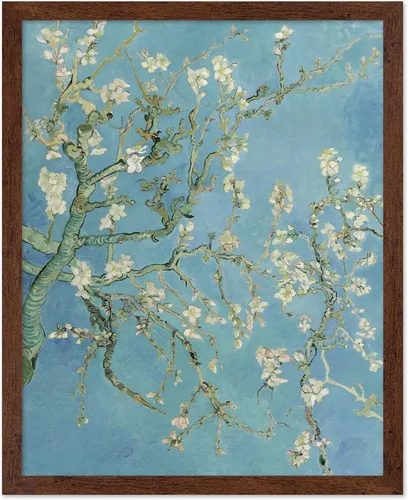 Vista 11 de Poster Master Póster clásico de Van Gogh, impresión impresionista vintage, regalo para artista, pintor, autorretrato, sombrero de paja, dibujo