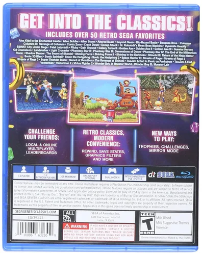 Vista 2 de SEGA Genesis Classics - PlayStation 4