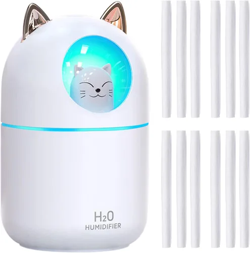 Vista 15 de Filtros de humidificador de 4.64 pulgadas, repuesto de barra de algodón para humidificador pequeño INVODA Mini humidificadores de niebla fría