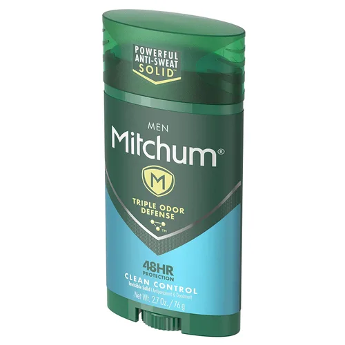 Vista 4 de Mitchum Men Advanced Control, Clean Control Invisible Solid 2.7 oz (paquete de 4)