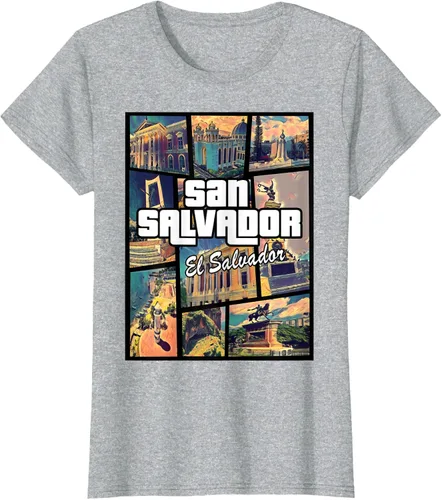 Vista 31 de Camiseta Orgullosa de San Salvador Capital El Salvador