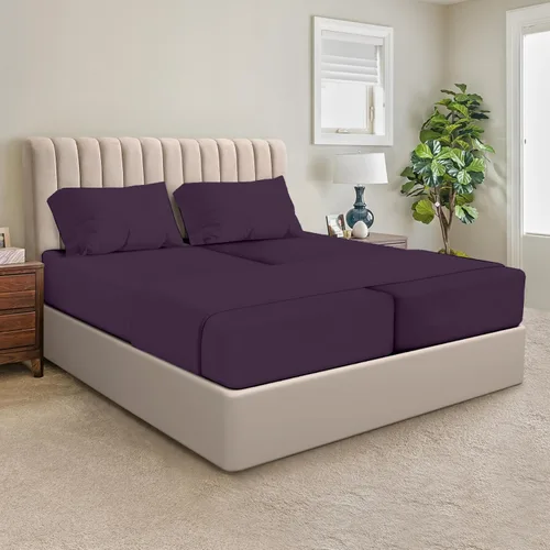 Vista 38 de SGI bedding Sábanas 100% algodón egipcio tamaño individual – Sábanas refrescantes, ropa de cama blanca suave y transpirable, ropa de cama de lujo