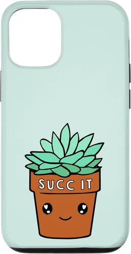 Vista 26 de iPhone 16 Succ It - Cute Succulent Plant Lovers Gardening Theme Case
