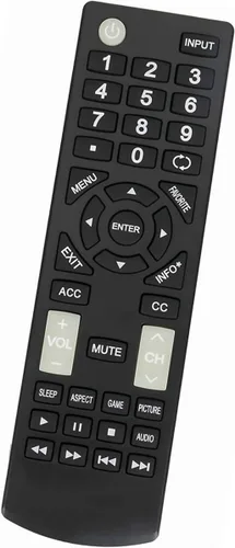 Vista 3 de Control remoto de repuesto aplicable para Insignia TV NS-32D220NA20 NS-43D420NA20 NS-55D420NA20 NS-39D310NA19 NS-19D310NA19 NS-24D310NA19