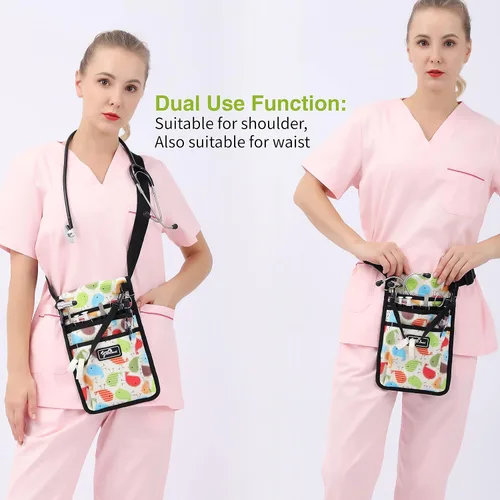 Vista 5 de Paquete de riñonera para el trabajo,Kit práctica bolsa de cintura para enfermeras,Fanny Pack para básicos,Bolsa organizadora de cinturón de utilidad