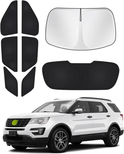 Vista 101 de Canvcle Parasol para parabrisas para Tesla modelo Y/3 2017-2025 2026 (compatible con modelos 2025 Y Juniper/2024 Modelo 3 Highland), parasol grueso