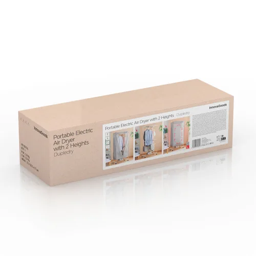 Vista 12 de Secadora Eléctrica Portátil de 2 Alturas Dupledry Blue InnovaGoods 1200 W