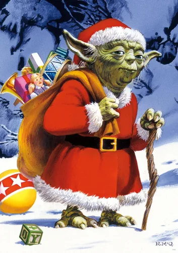 Vista 2 de Star Wars - Holiday Yoda - Rompecabezas de 300 piezas grandes, de 168 meses a 1188 meses