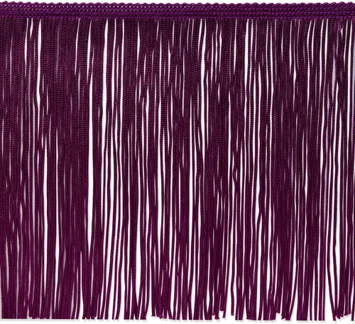 Vista 12 de Trims by The Yard Borde de flecos de cadeneta de 6 pulgadas, poliéster, decorativo, versátil para C rosa rubor (corte de 5 yardas)
