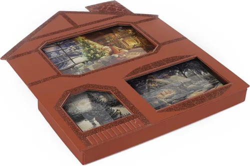 Vista 8 de Hallmark Tarjetas de Navidad en caja, puerta roja invernal (16 tarjetas de Navidad con sobres)
