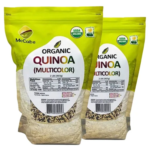 Vista 15 de McCabe Mijo glutinoso orgánico – Mijo glutinoso orgánico para moler harina de mijo entero en casa Rico en fibra y minerales Certificado USDA