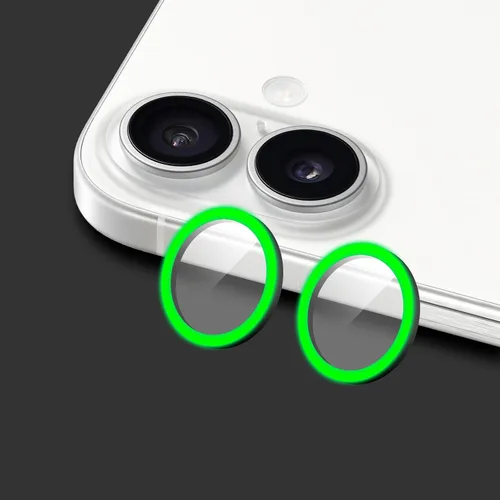 Vista 33 de Compatible con iPhone 11 Pro/11Pro Max/12 Pro Luminous Camera Lens Protector Ultra Thin Película de vidrio templado Protector de pantalla de cámara