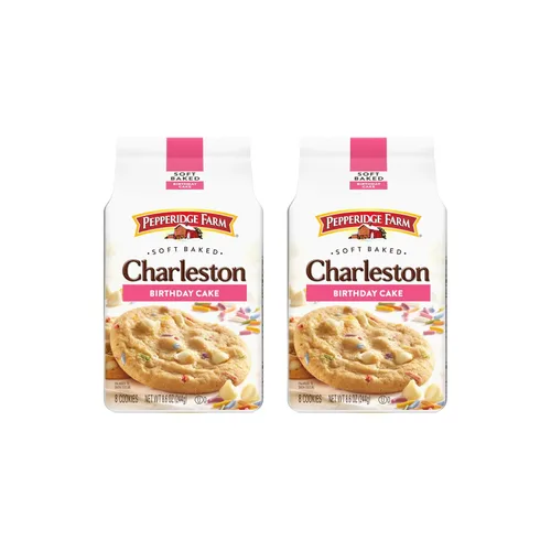 Vista 9 de Pepperidge Farm Charleston - Galletas para pastel de cumpleaños, 8 galletas horneadas suaves, bolsa de 8.6 onzas