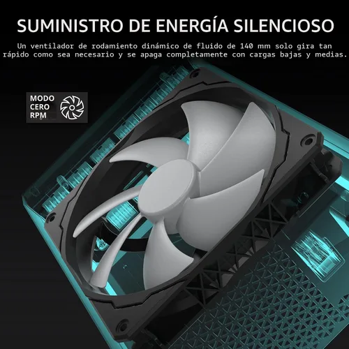 Vista 5 de CORSAIR HX1200i (2025) Fuente de alimentación ATX de ruido ultrabajo totalmente modular con cable de 12V-2x6 - Cumple con ATX 3.1 y PCIe 5.1