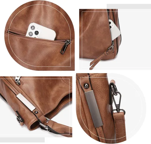 Vista 3 de Monederos grandes para mujer, bolsos de hombro para mujer