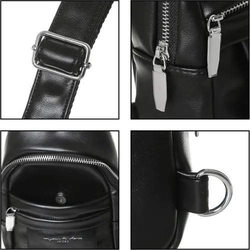 Vista 5 de INICAT Riñoneras cruzadas para mujer, bolso de viaje para mujer