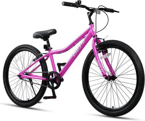 Vista 15 de AVASTA Bilbo 18 20 24 Inch Kids Bike for Boys Girls 5-14 Years Old, Retro Style High Carbon Steel Bicycle with Adjustable Handlebars and Seat, Dual