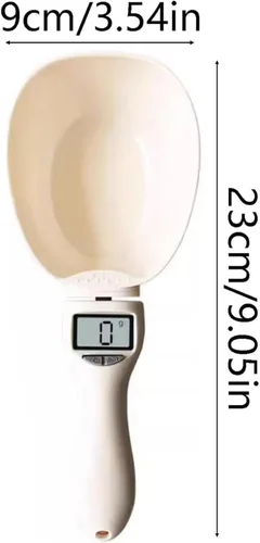 Vista 6 de Cuchara medidora de alimentos, cuchara medidora digital, balanza de cuchara de pesaje de 28.22 oz/0.00 oz de alta precisión con pantalla LCD