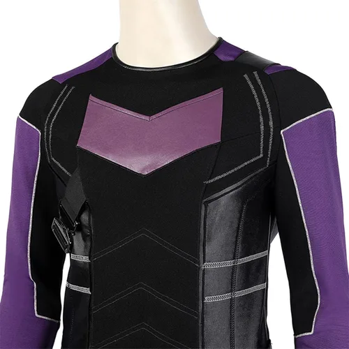 Vista 2 de Hawkeye - Disfraz de superhéroe súper poderoso para Halloween, carnaval, conjunto completo con carcaj